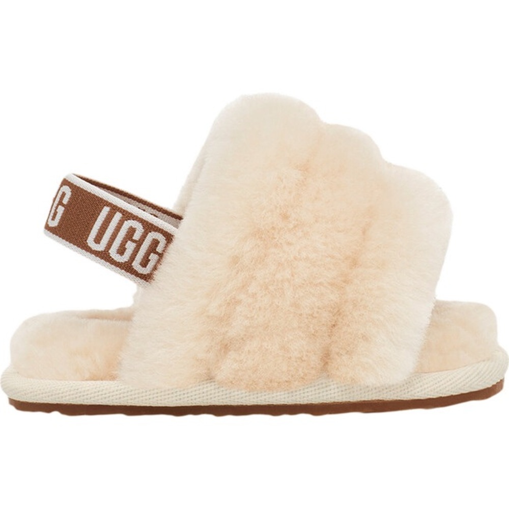 UGG Fluff Yeah Kids Strap Slide Slippers Size 9